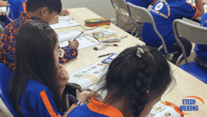 Trẻ em học tại ETECH MEKONG, phương pháp giáo dục hiện đại